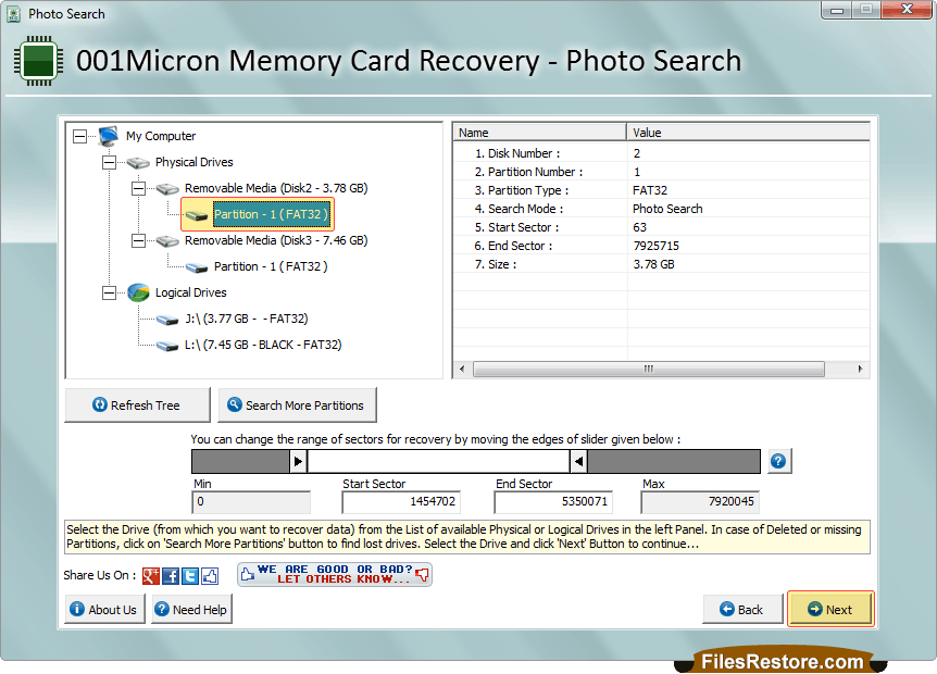 Memory card data recovery software retrieves all lost erased undetected